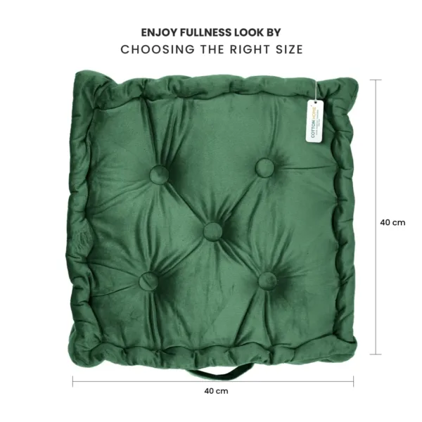 velvet booster cushion chair 6