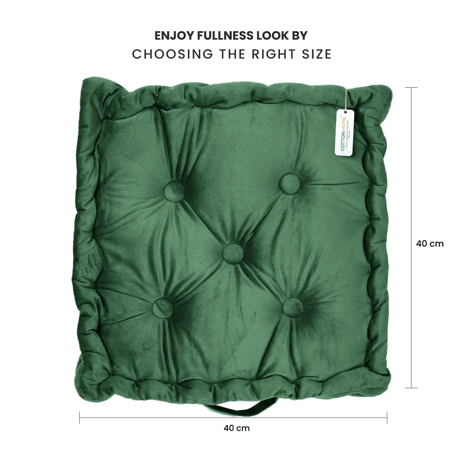 velvet booster cushion chair 6