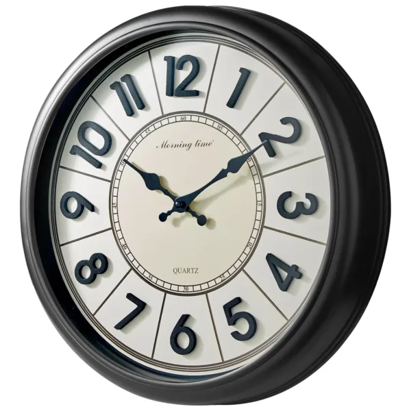 wall clock 3d numerals 2