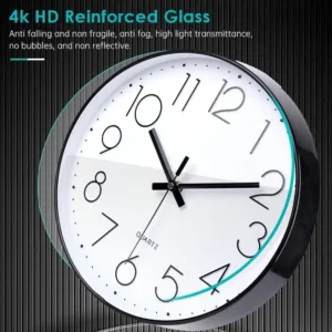 wall clock silent battery 4