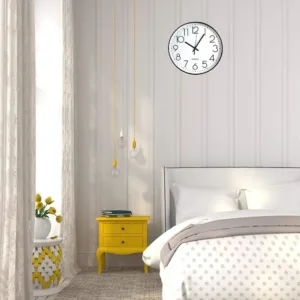 wall clock silent battery 7
