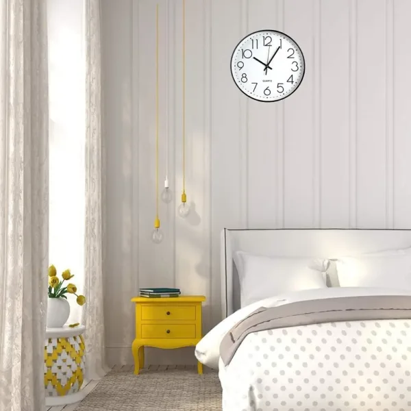 wall clock silent battery 7