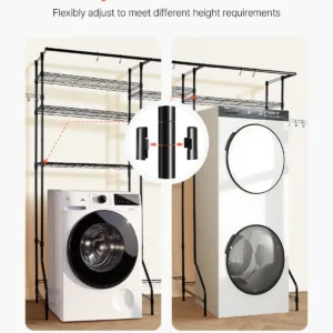 washer dryer storage rack 5
