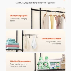 washer dryer storage rack 6