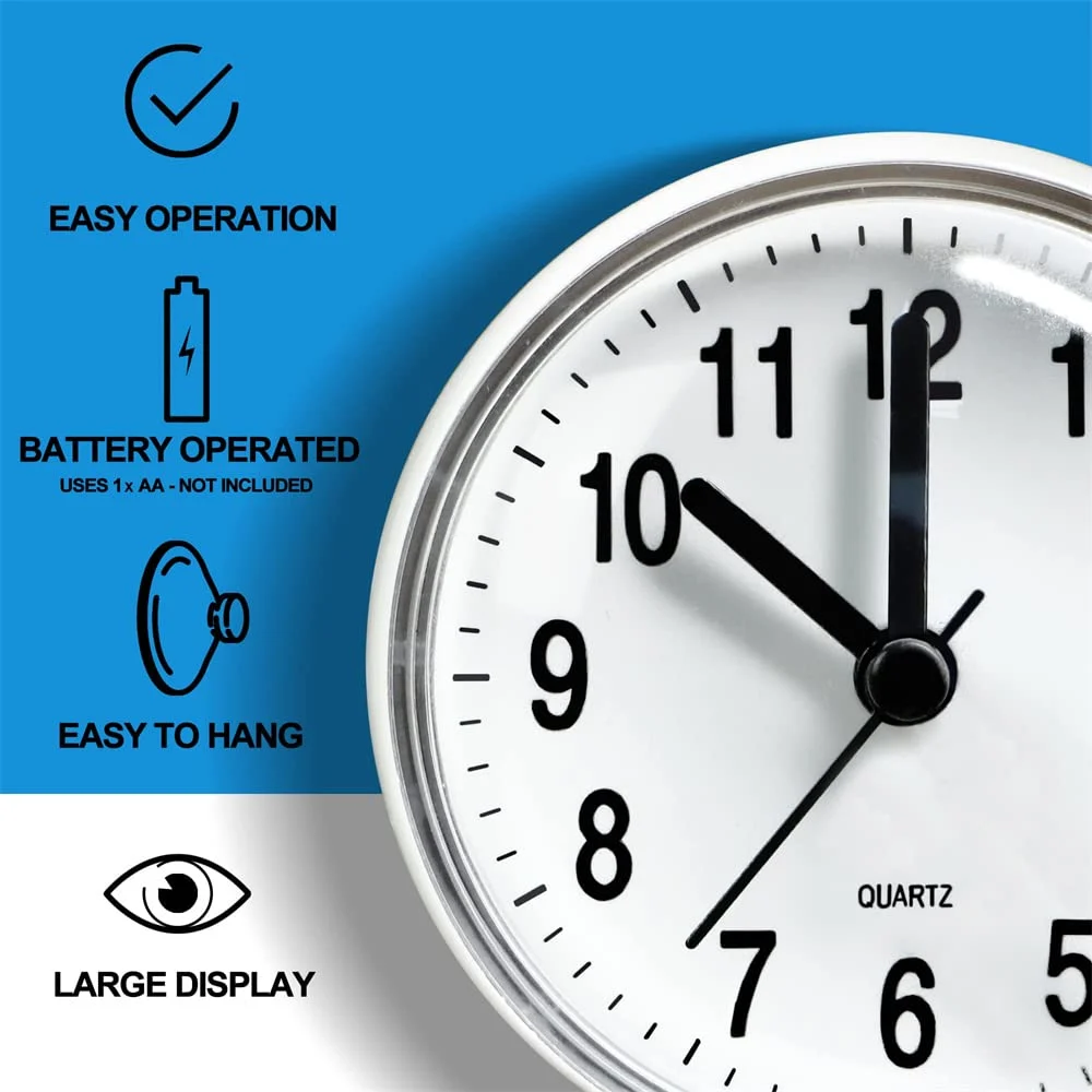 waterproof shower clock 4