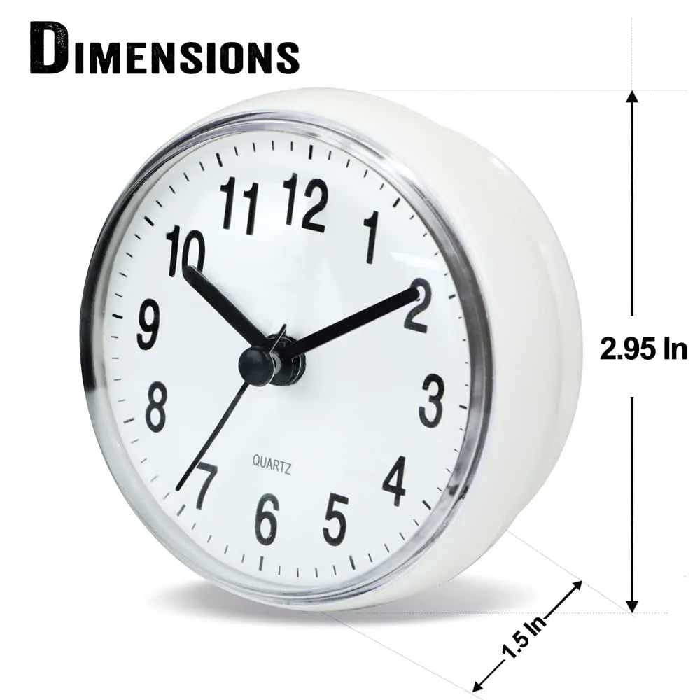 waterproof shower clock 5