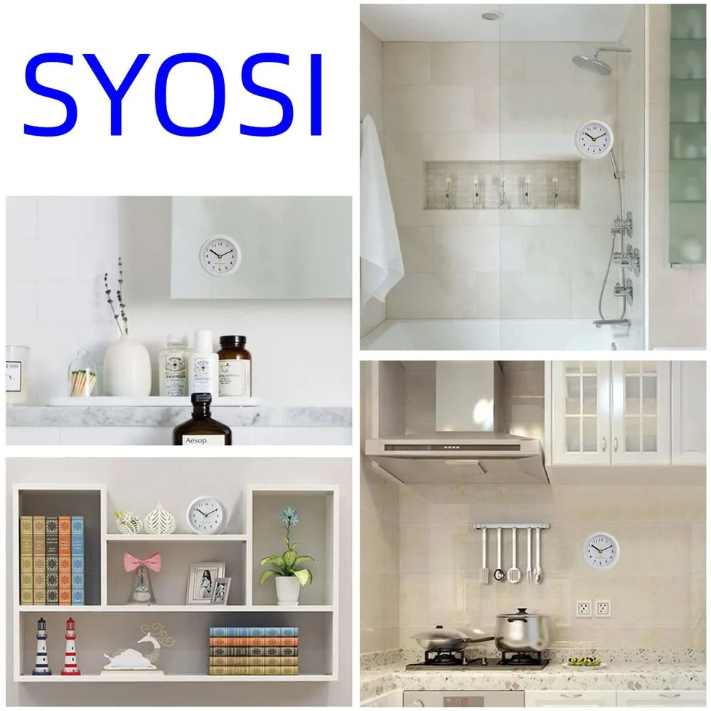 waterproof shower clock 6