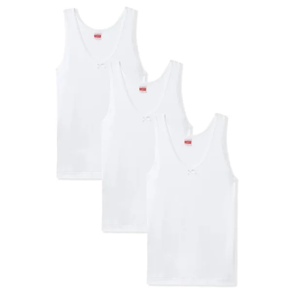 white cotton vest girls 1