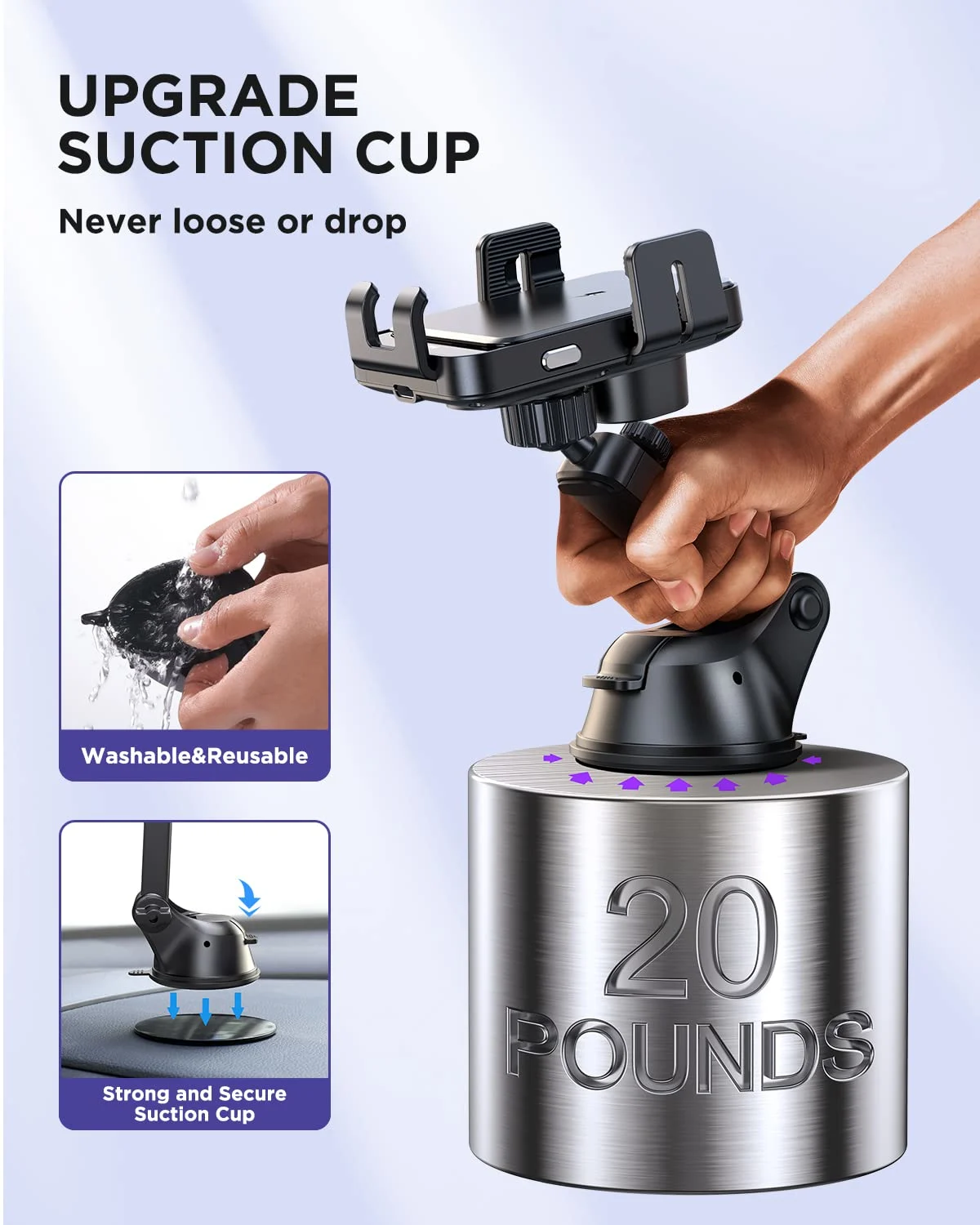 wireless car charger mount 3