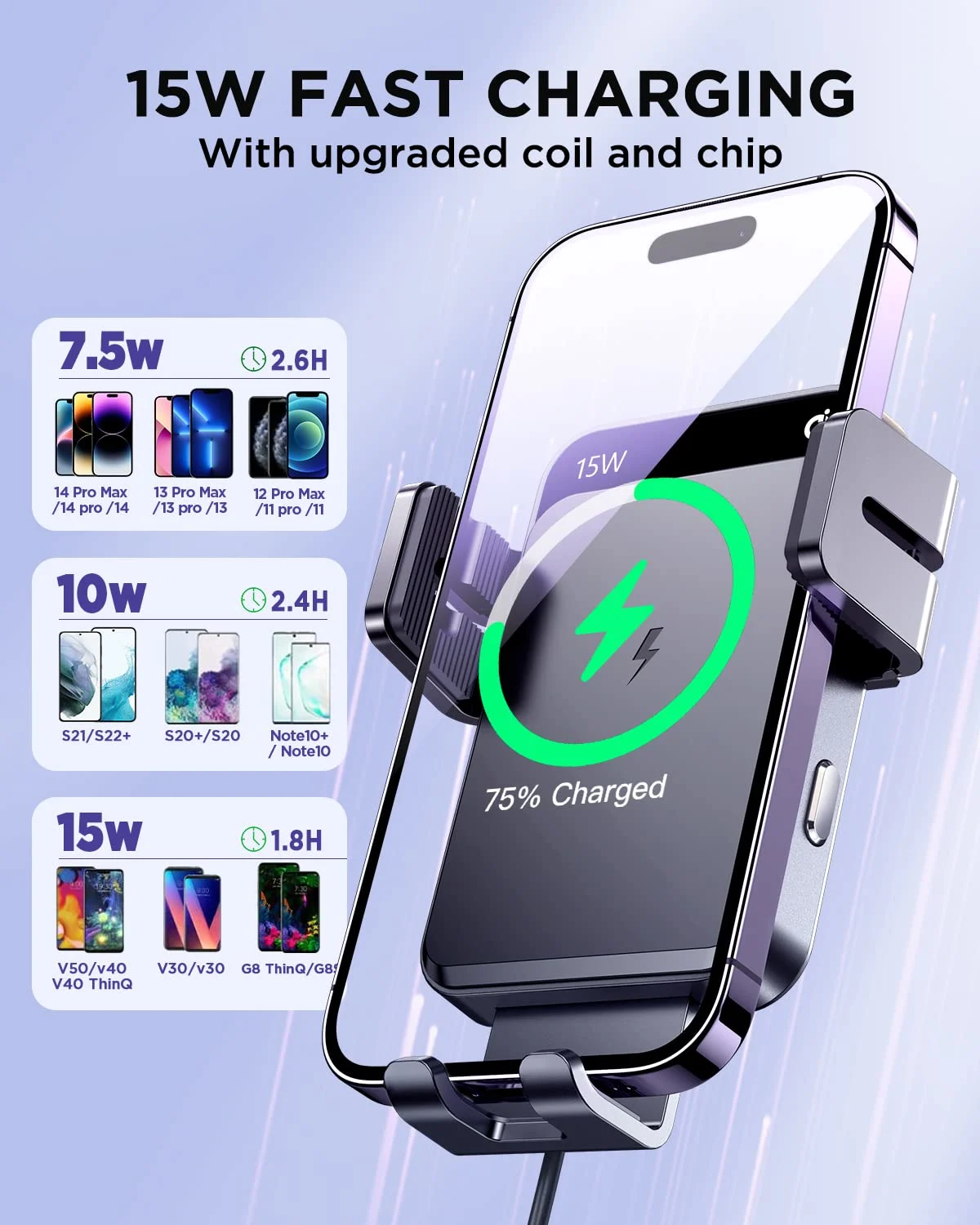 wireless car charger mount 4