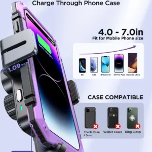 wireless car charger mount 6