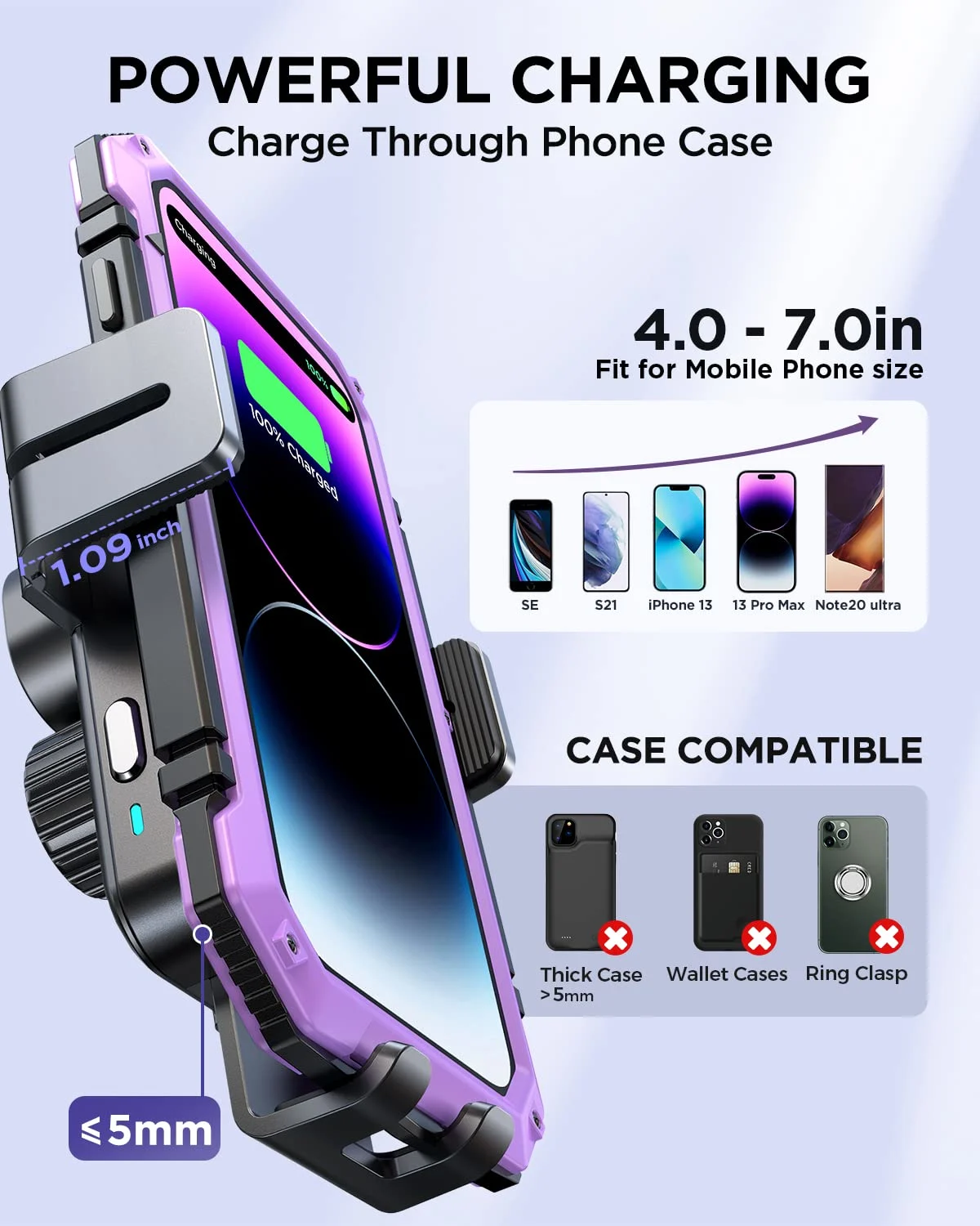 wireless car charger mount 6