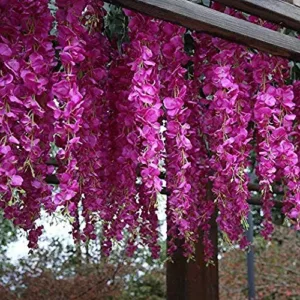 wisteria vine silk flower 5