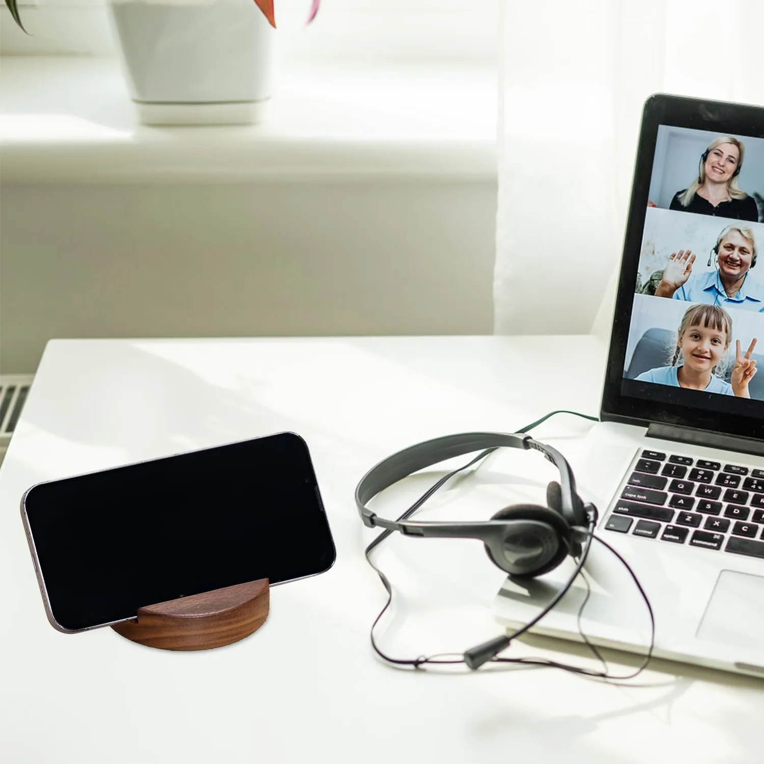 wooden phone stand 6