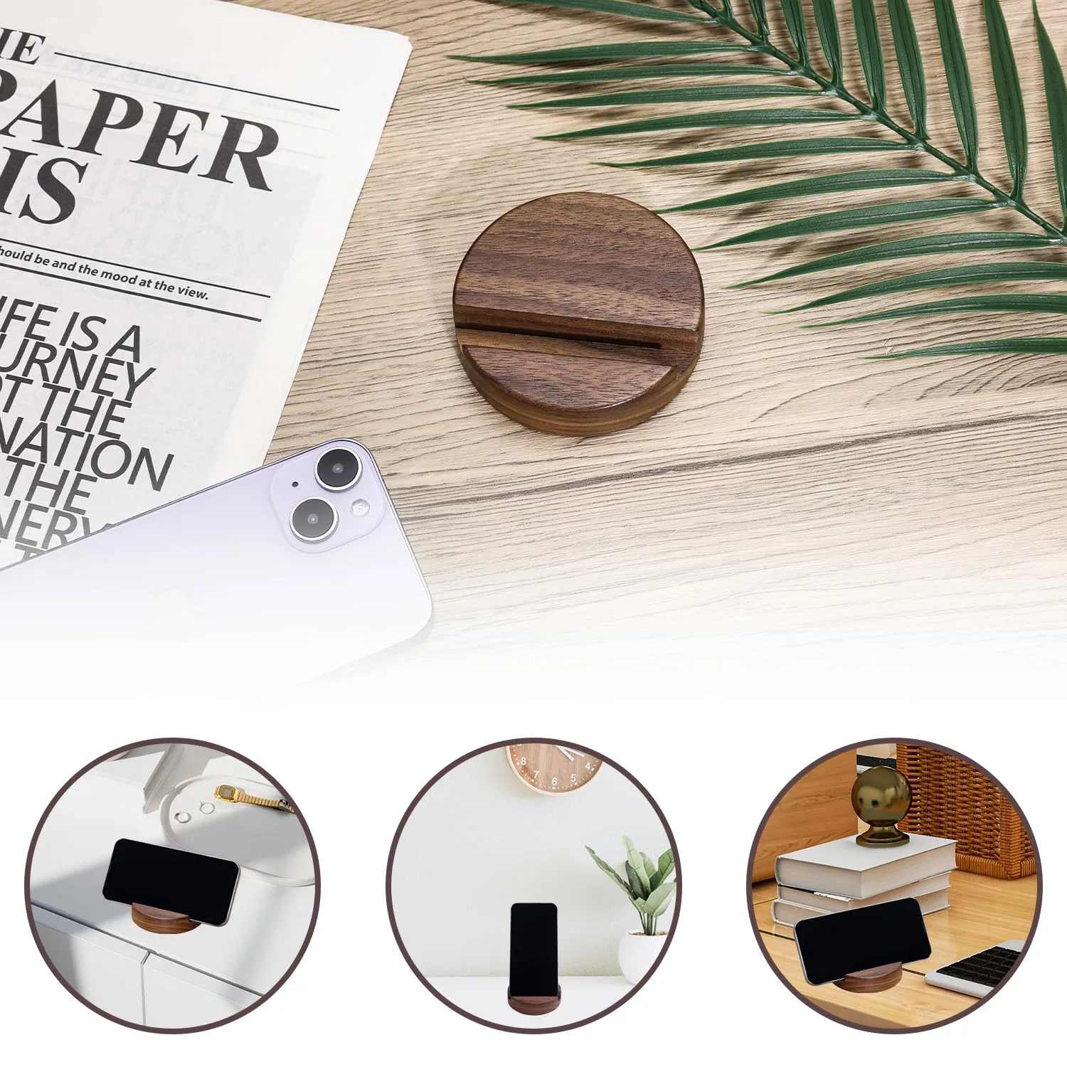 wooden phone stand 7