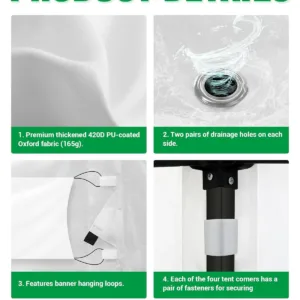 10x10 canopy tent top 5