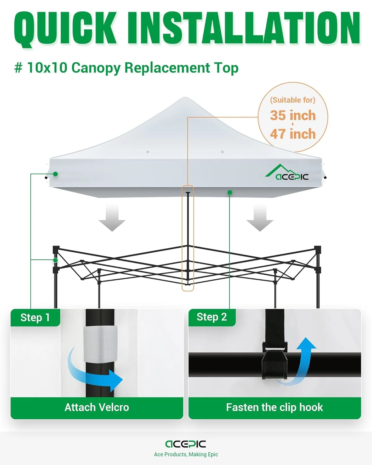 10x10 canopy tent top 7