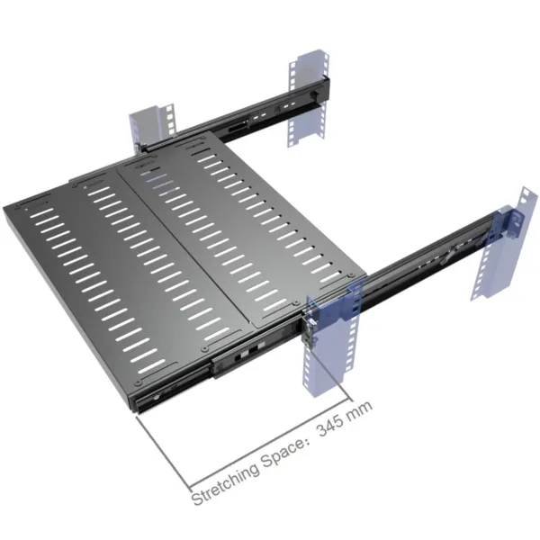 1u sliding rack shelf 3