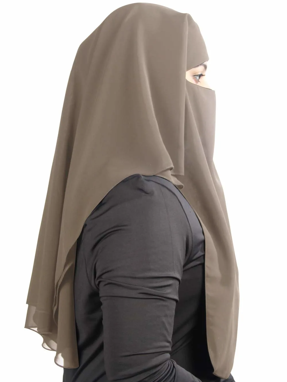 3 layer niqab georgette 3
