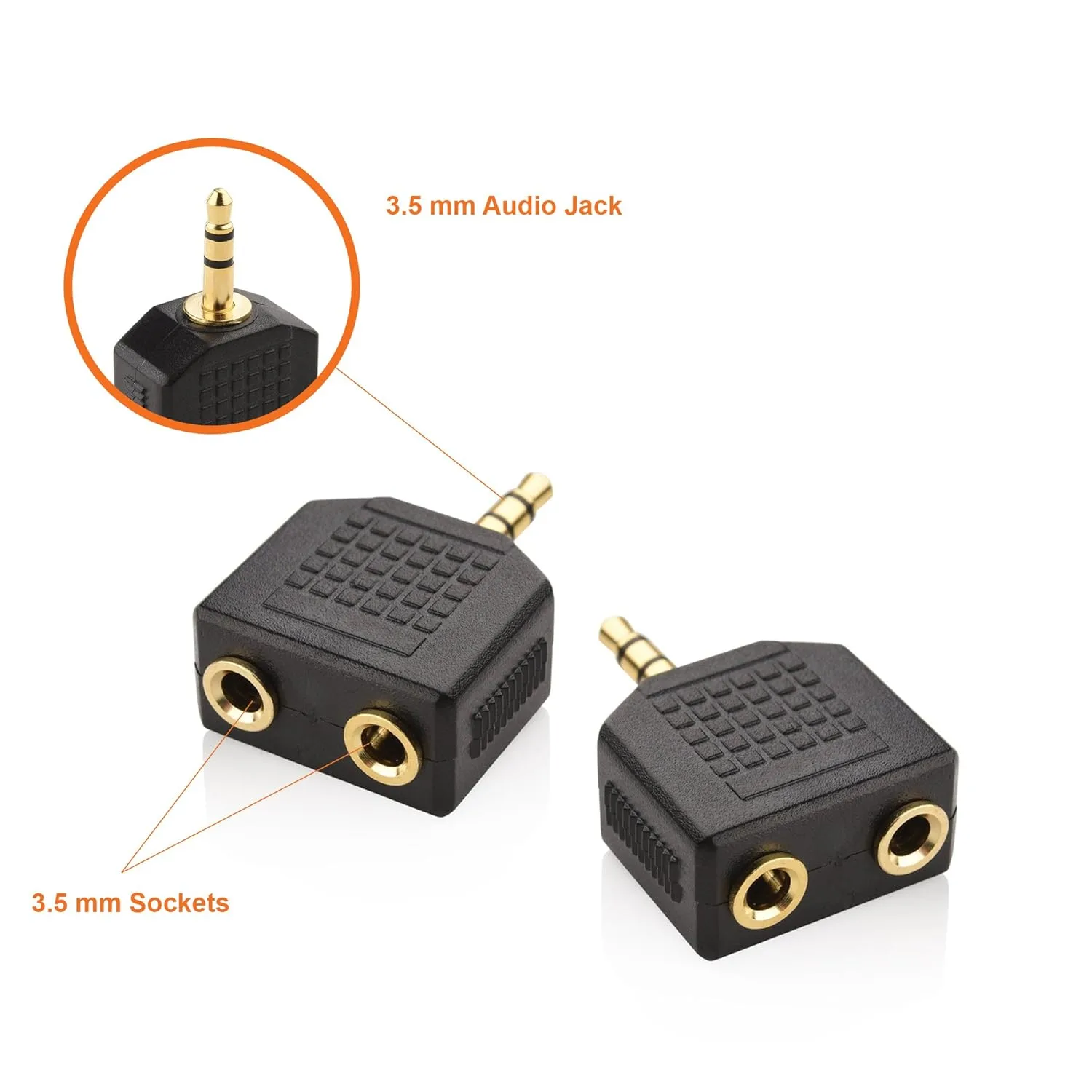 3.5mm headphone splitter 2