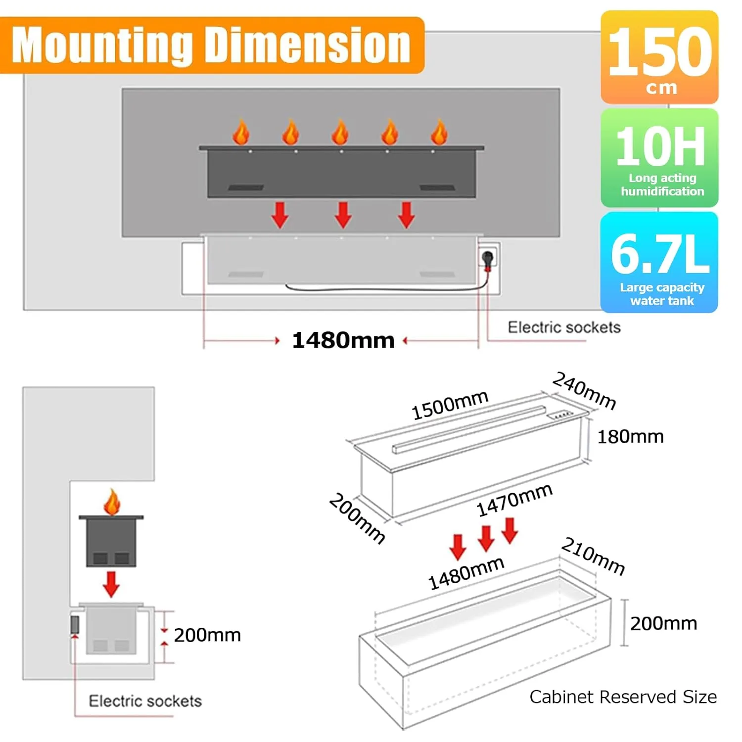 3d flame fireplace 4