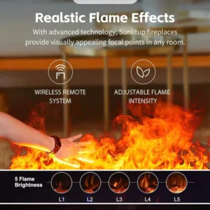 3d flame fireplace 6