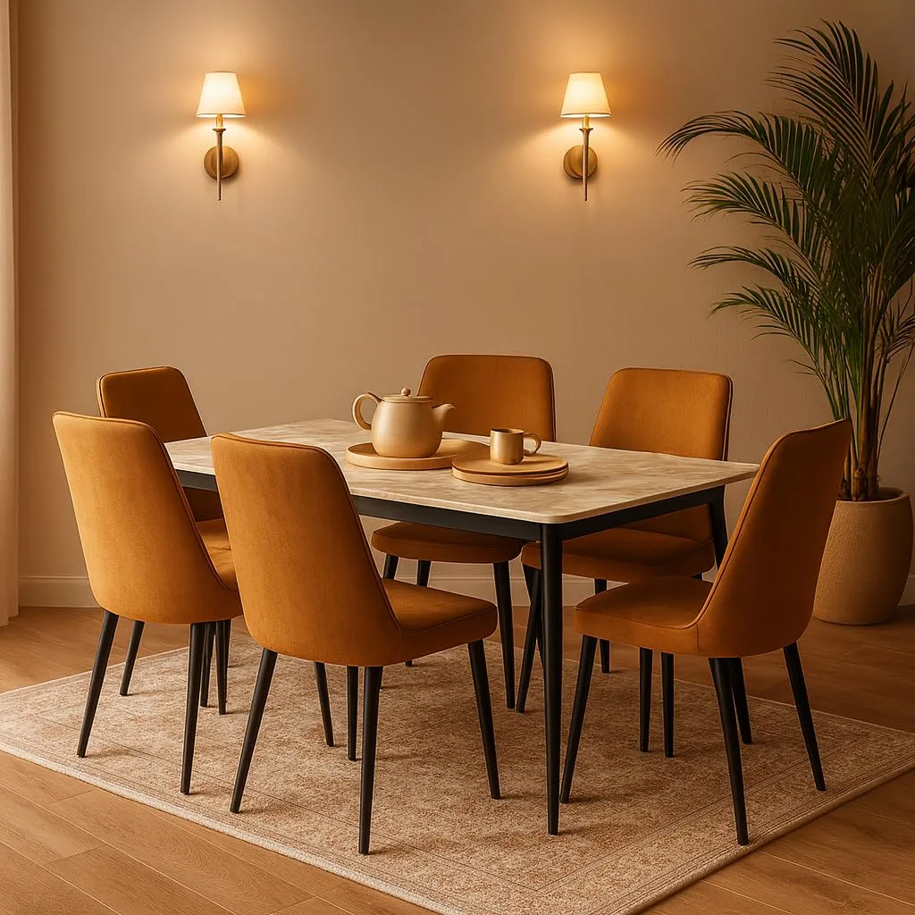 4 seater ceramic dining 1