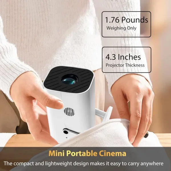 4k mini projector wifi 7