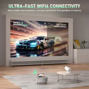 4k projector wifi bluetooth 6