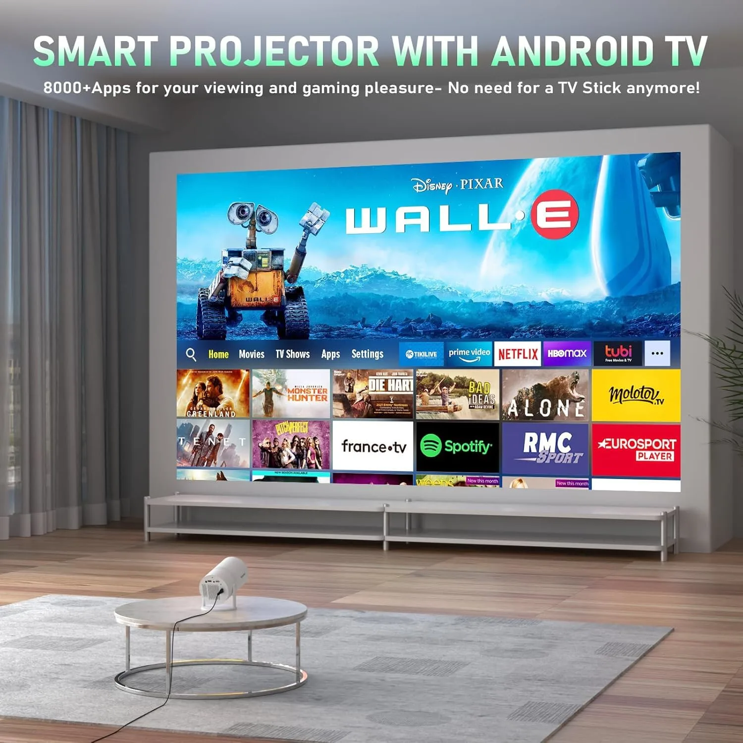 4k projector wifi bluetooth 7