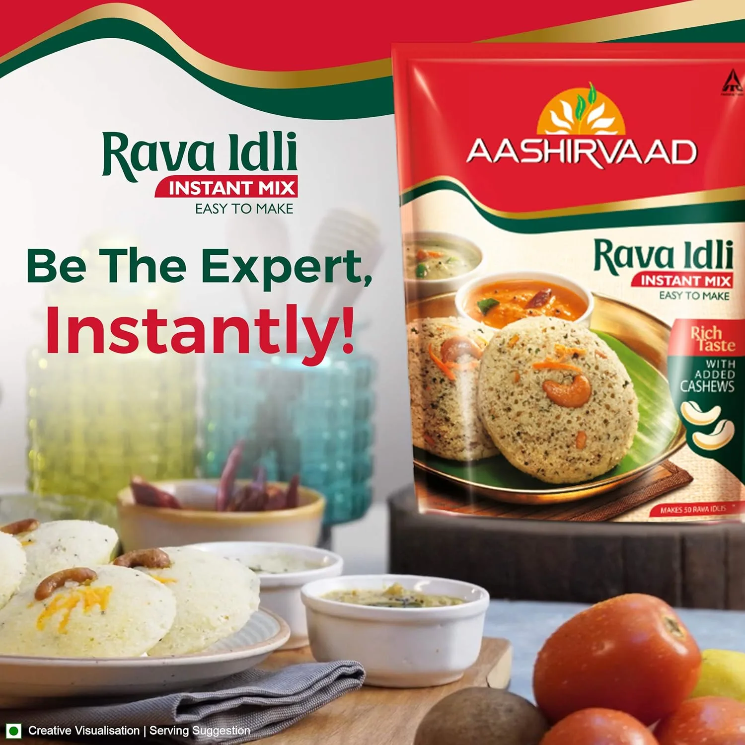 aashirvaad rava idli 4