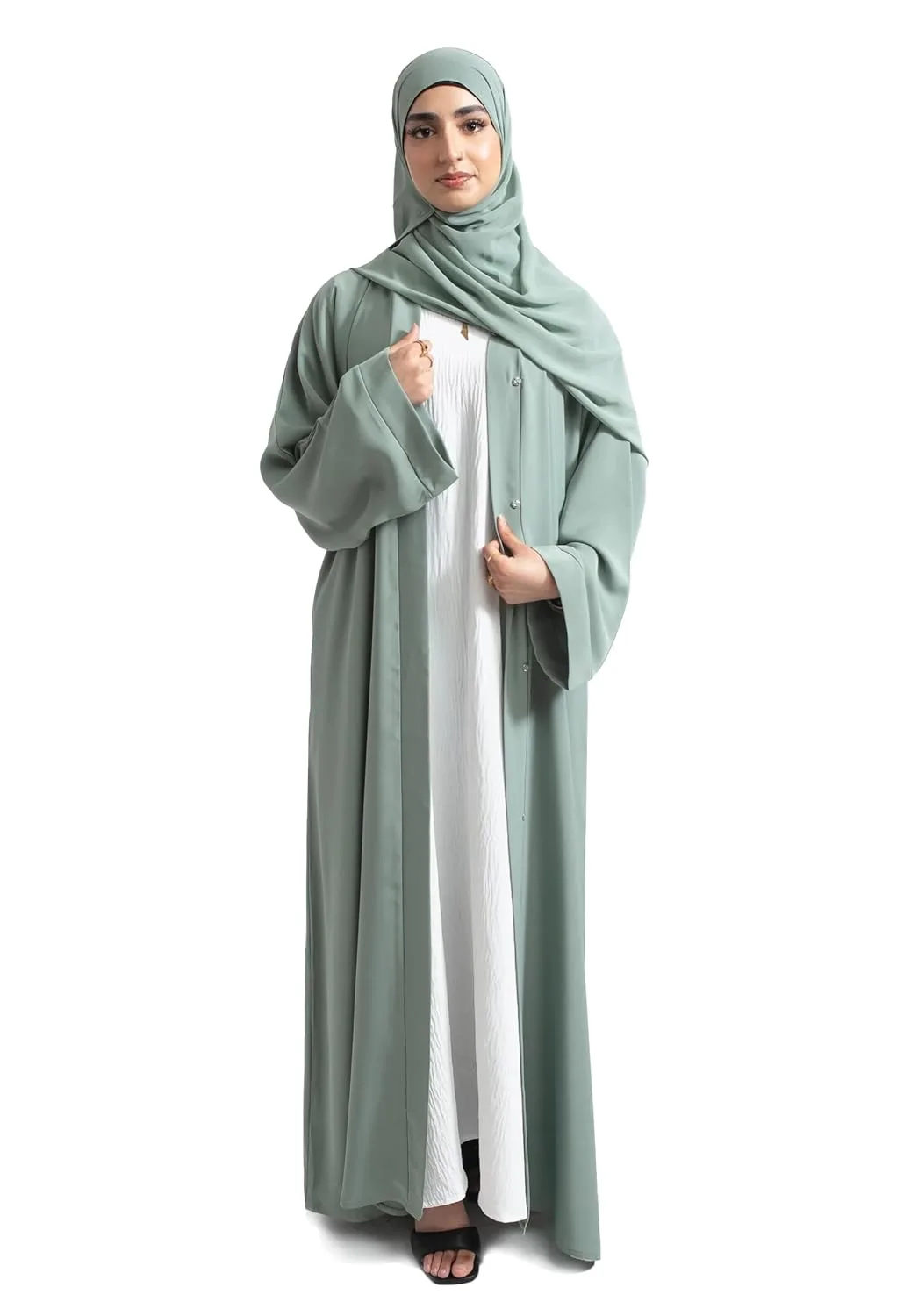 abaya open front 7