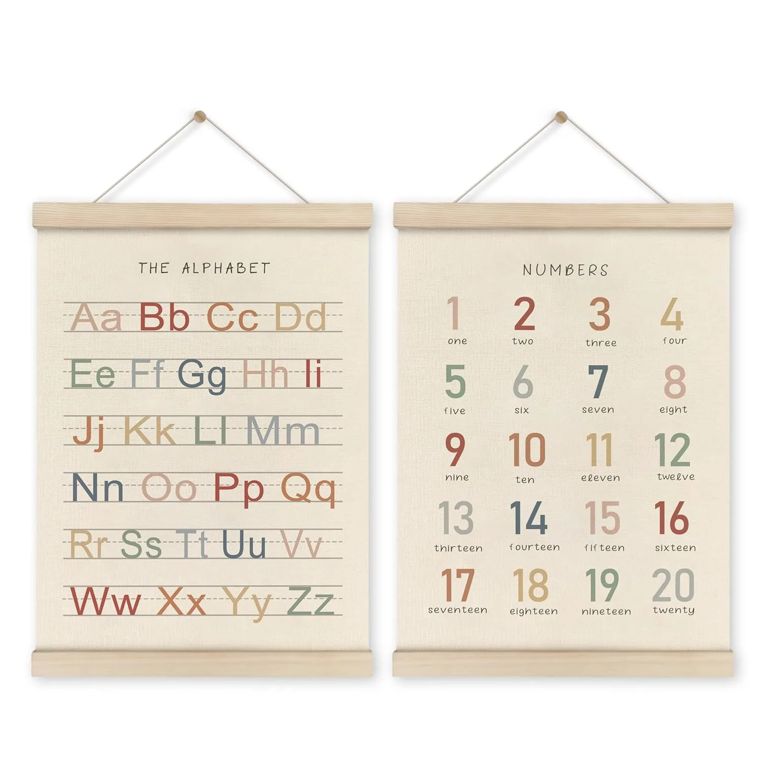 abc numbers poster frame 1