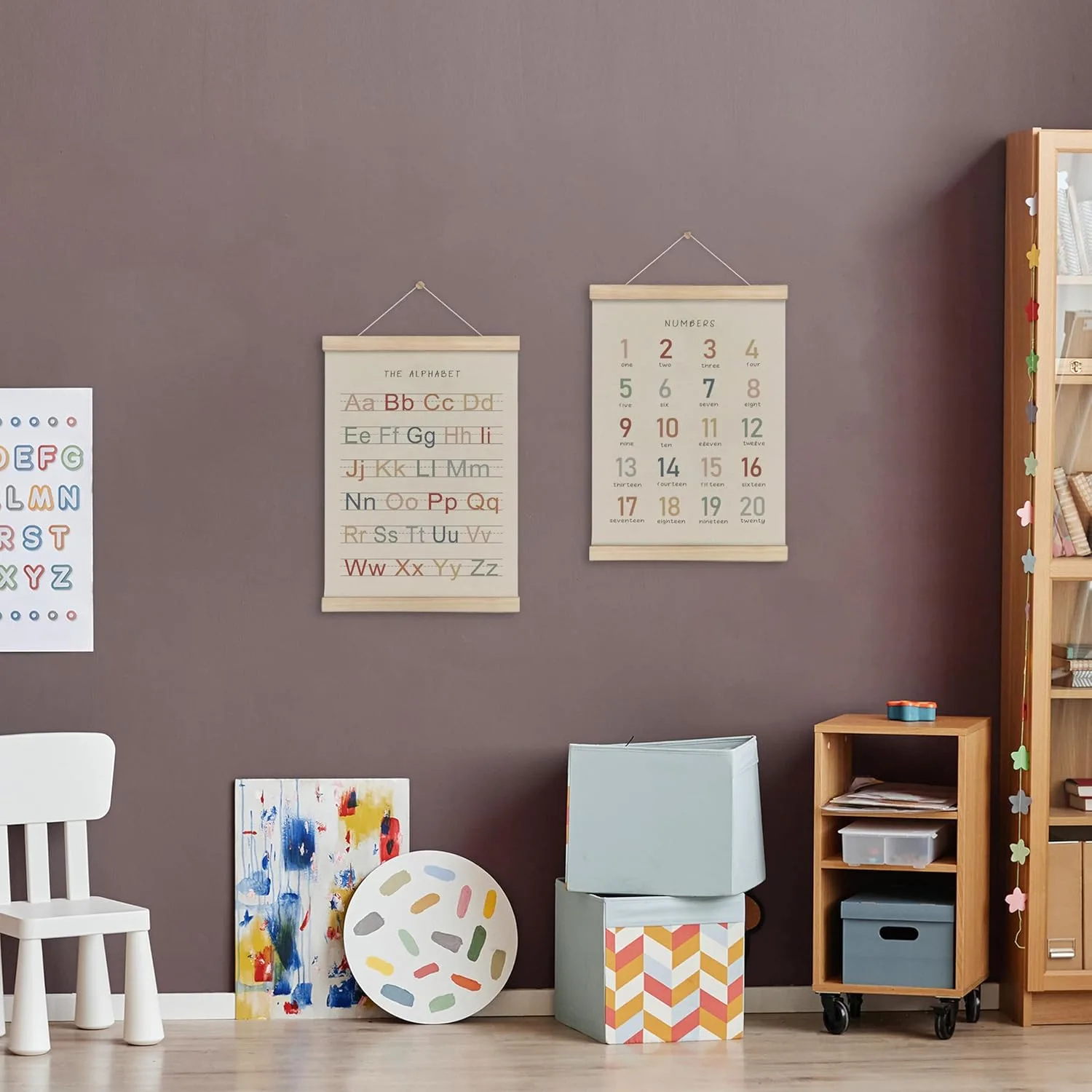 abc numbers poster frame 2