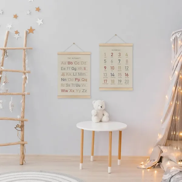 abc numbers poster frame 4