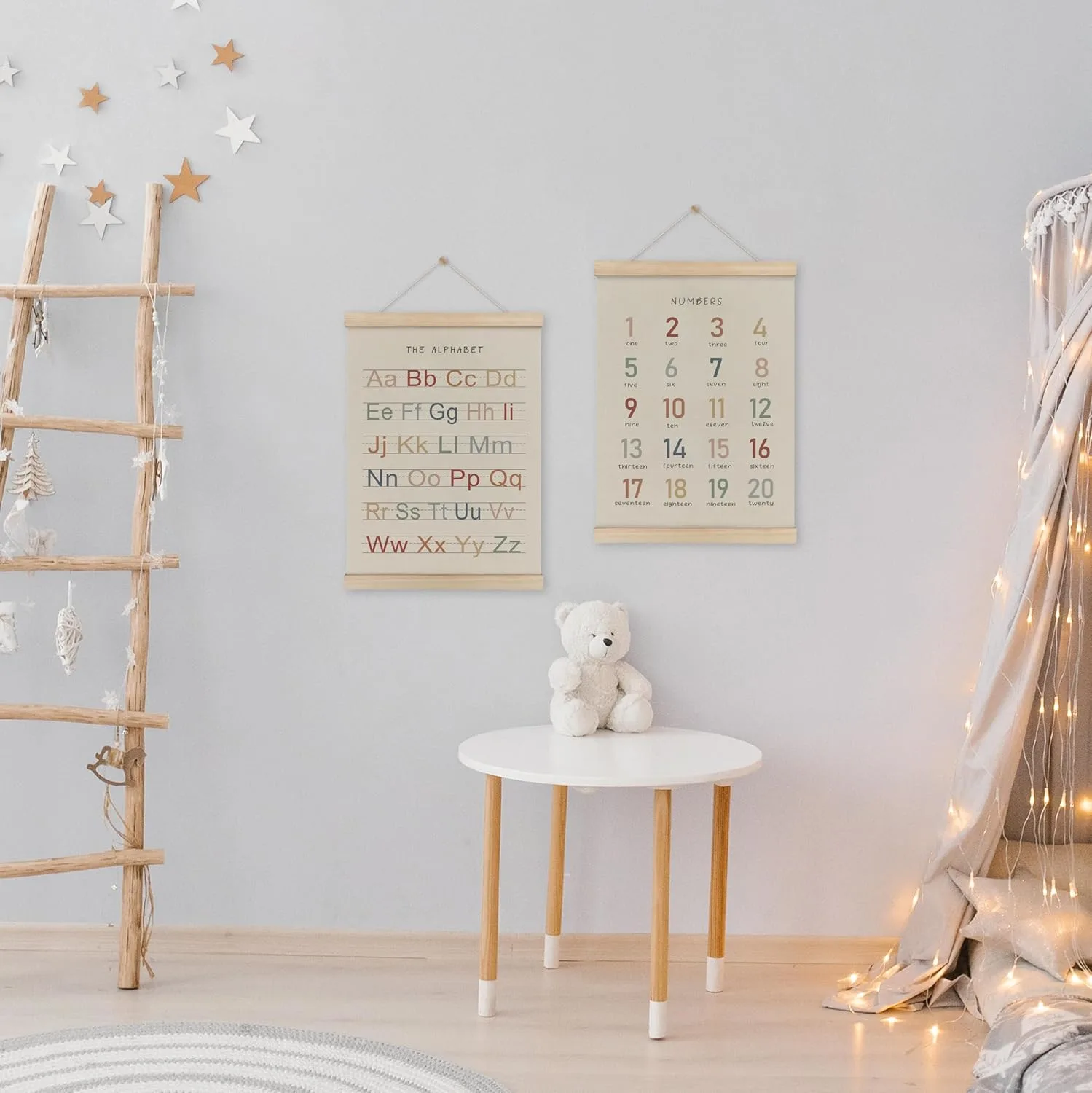 abc numbers poster frame 4