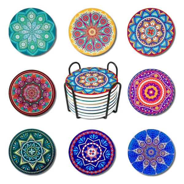 absorbent coasters holder 1