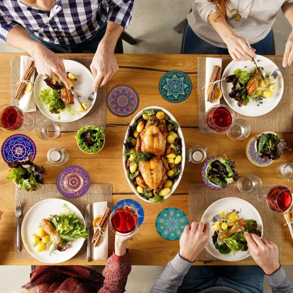 absorbent coasters holder 7