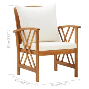 acacia wood garden chairs 3