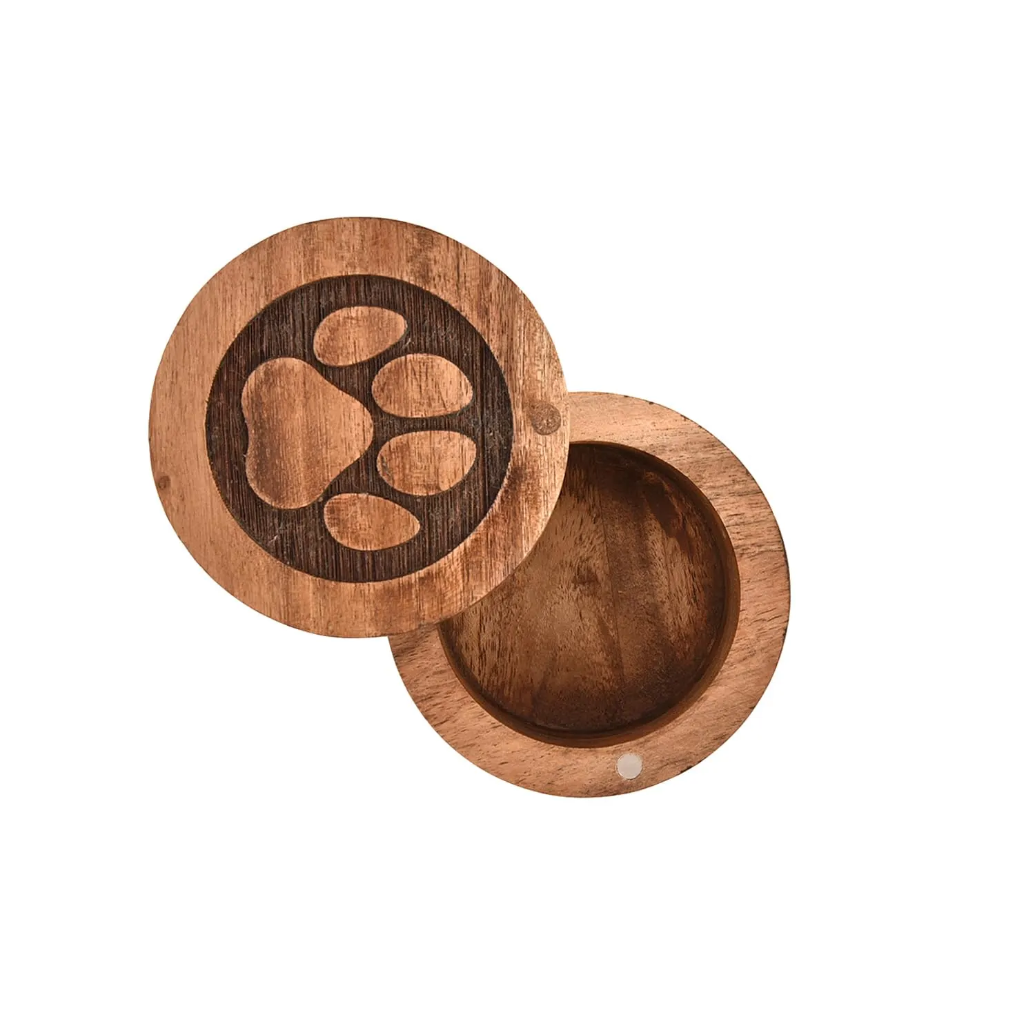 acacia wood pet urn 3