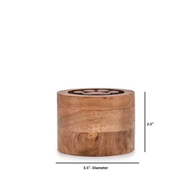 acacia wood pet urn 4