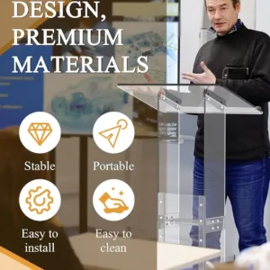 acrylic podium stand 2