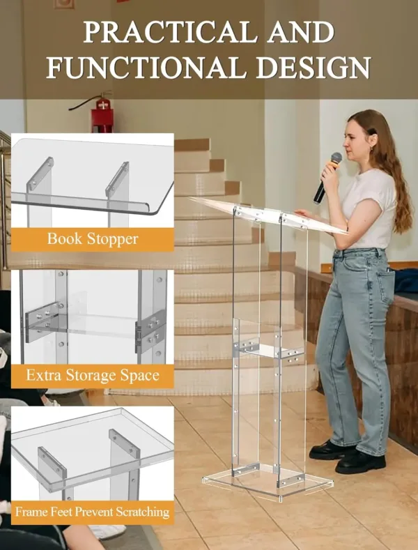 acrylic podium stand 3