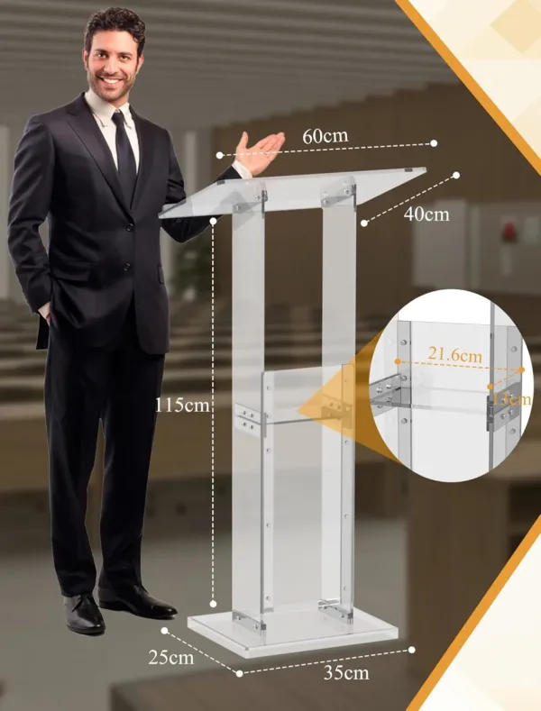 acrylic podium stand 4