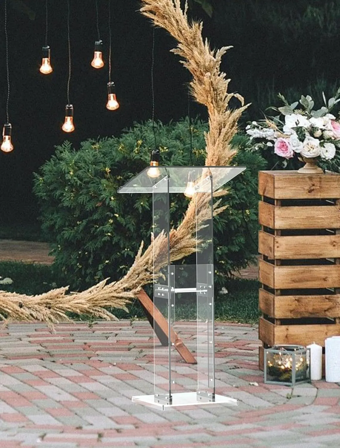 acrylic podium stand 6