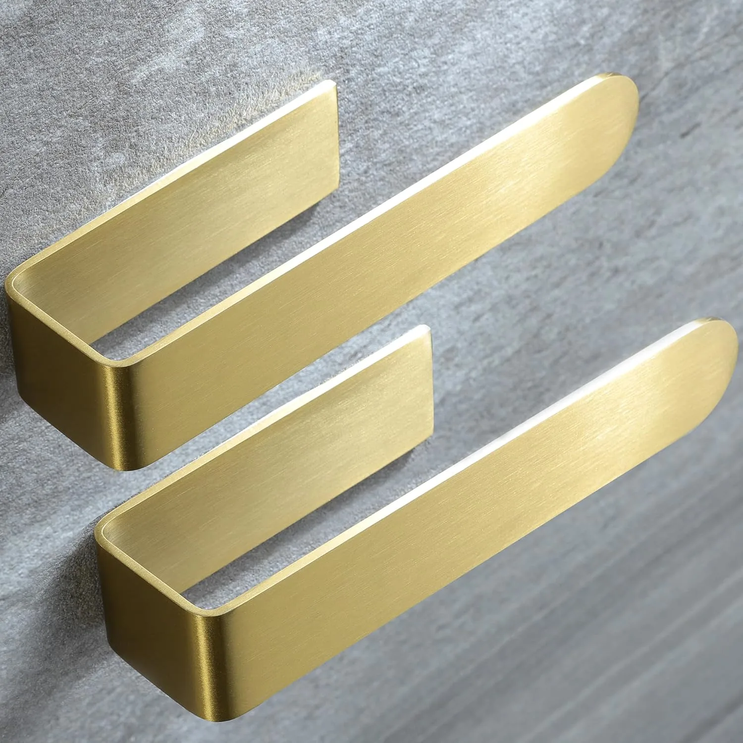 adhesive towel rack gold 1