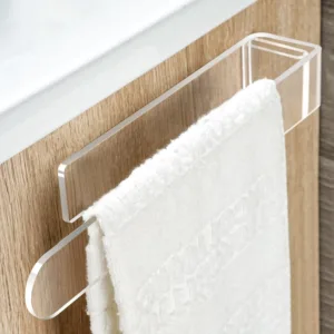 adhesive towel rack gold 6