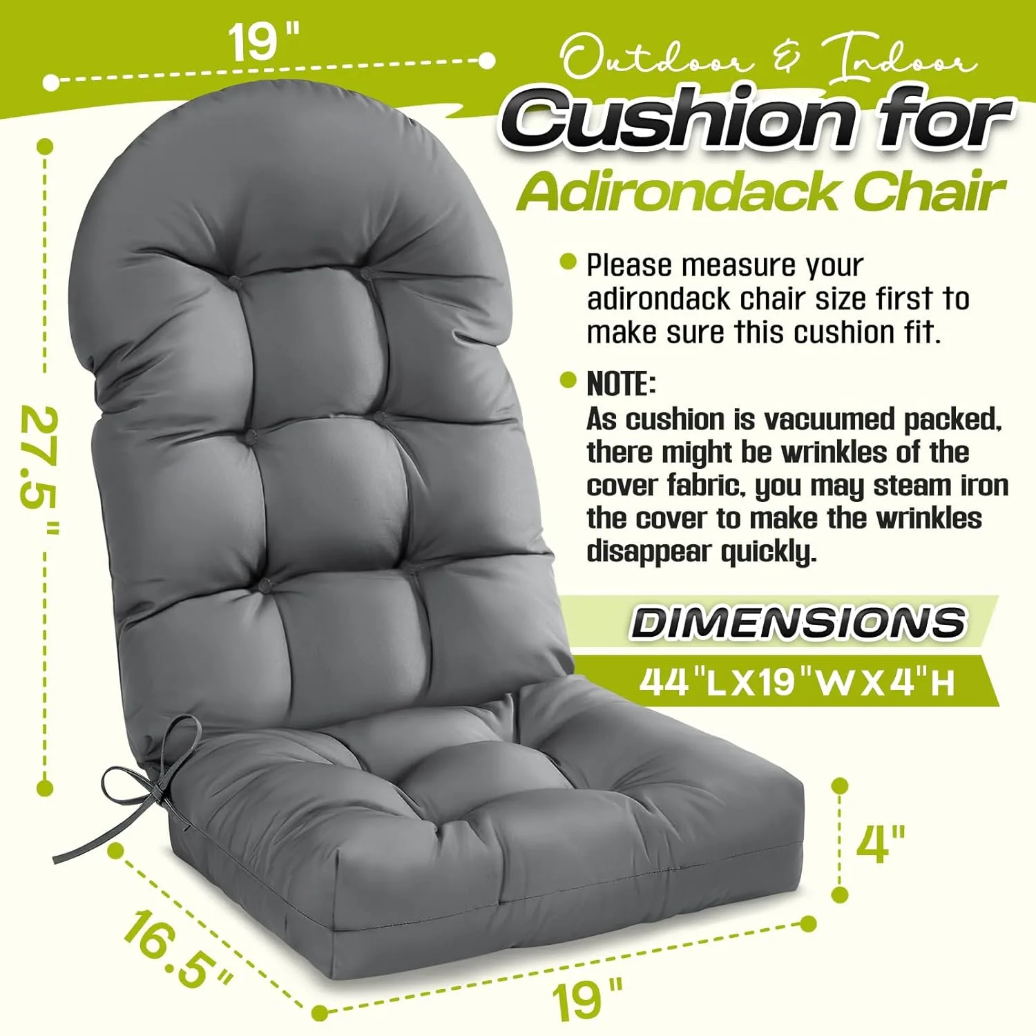 adirondack chair cushion 2