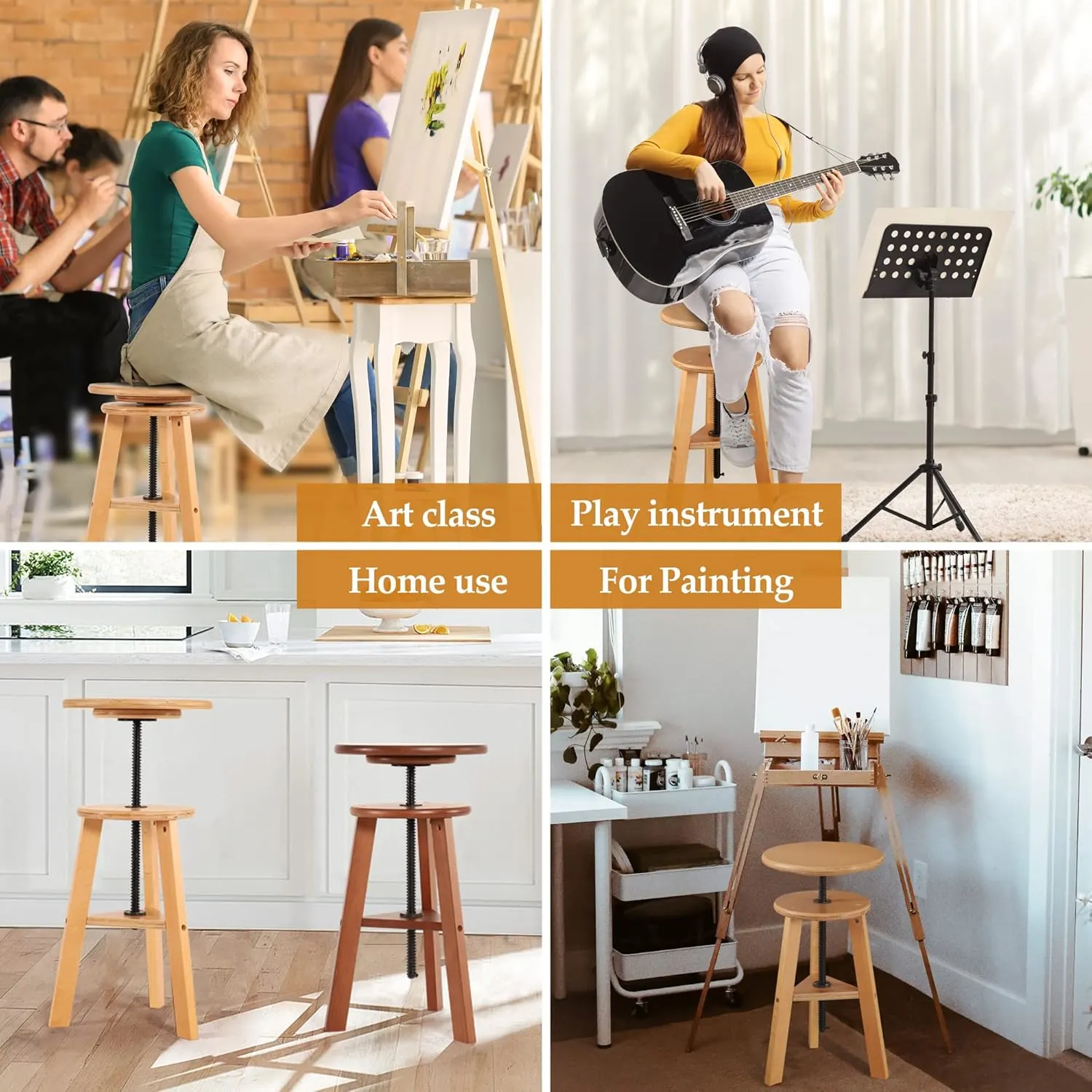 adjustable artist stool 5