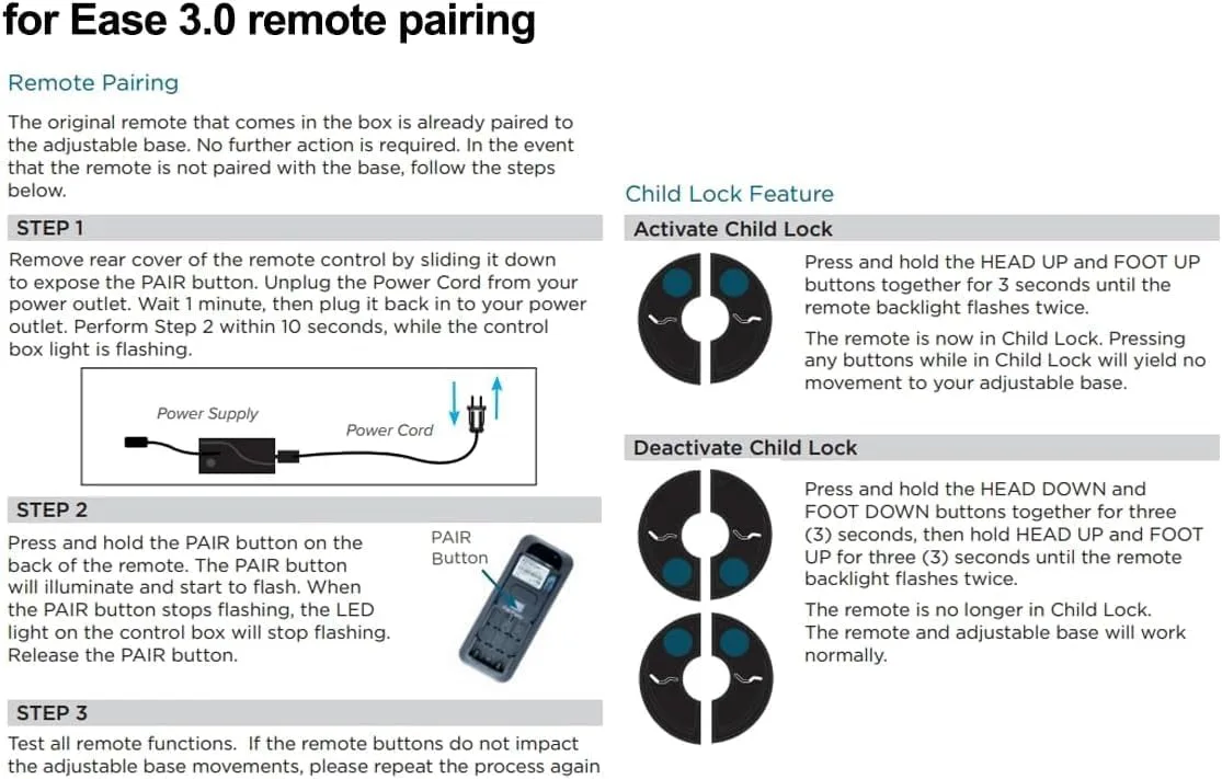 adjustable bed remote 4